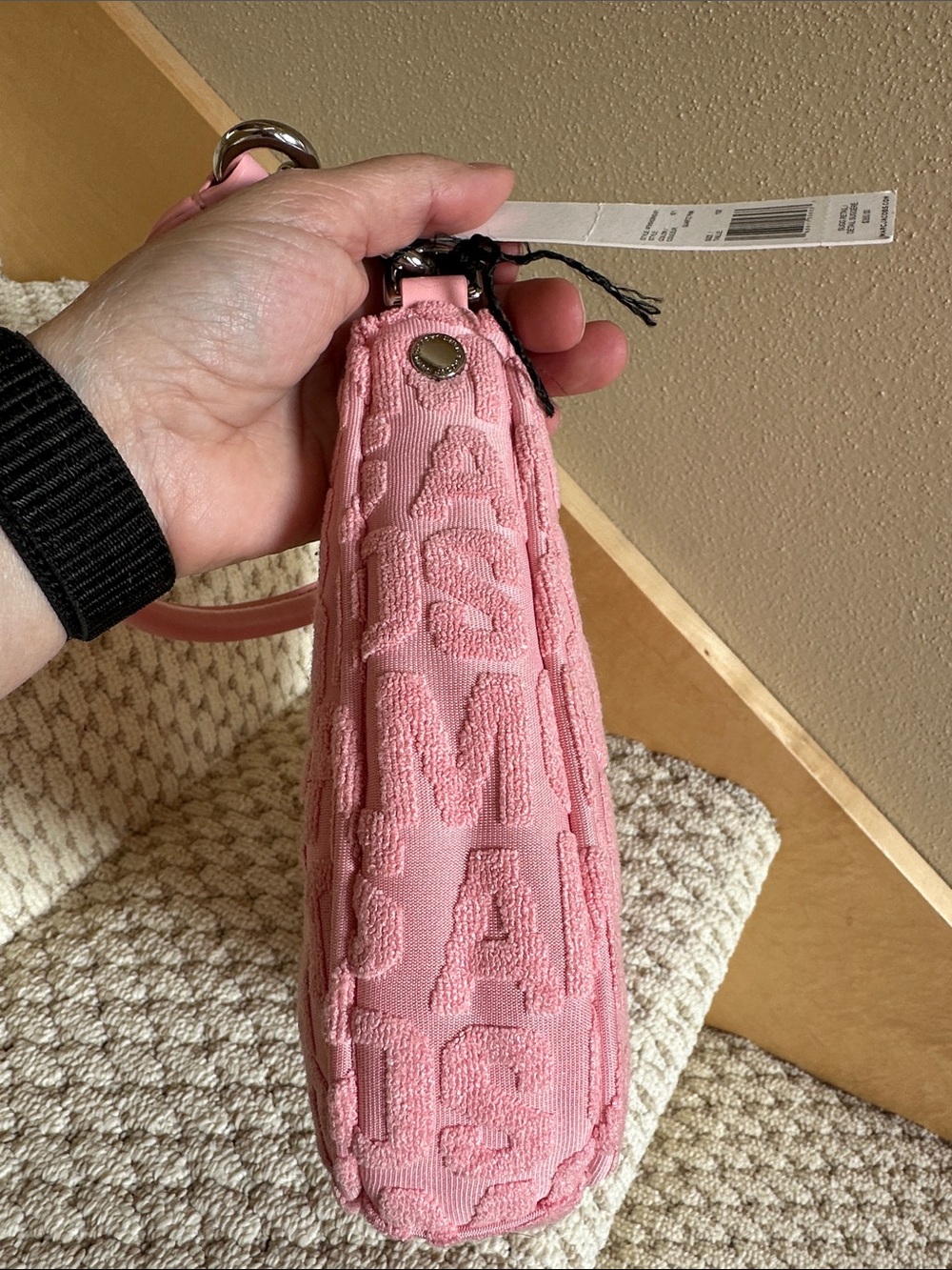 Marc Jacobs Monogram Terry Cloth Shoulder Bag - Picture 9 of 10